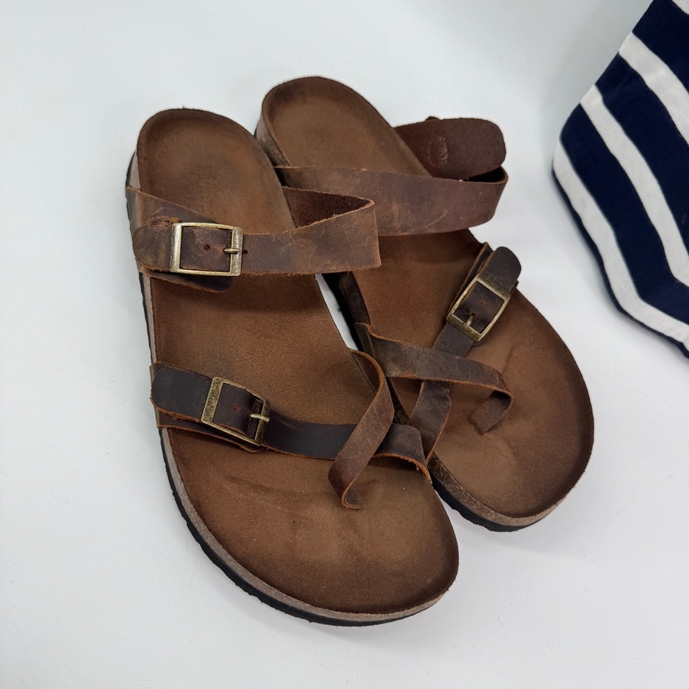 Footbeds‎ sandals Sz 11 Weathered Brown